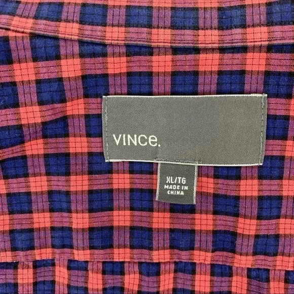 Vince plaid button down - Picture 3 of 9